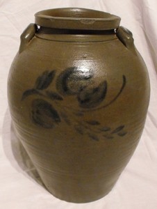 Virginia Salt-Glazed Stoneware Storage Jar